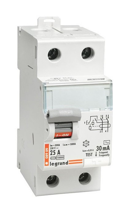 Автоматический выключатель дифференциального тока 25а 30ма